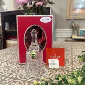 Waterford Lead Crystal 2013  Annual‎ Bell of Peace Decor Ornament NEW Stamped